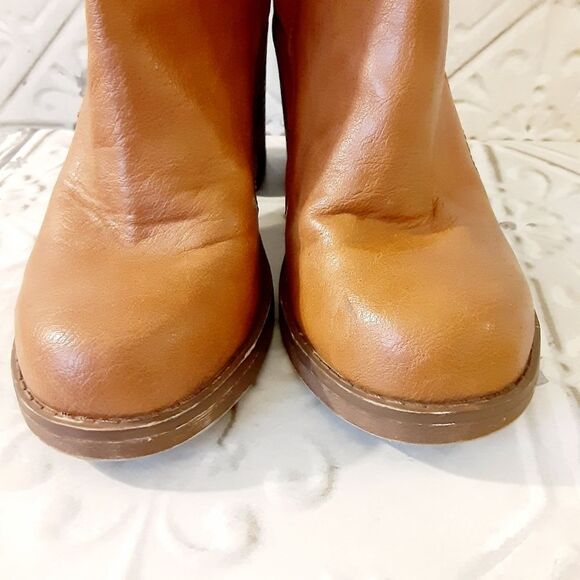 ROCKET DOG VINTANGE Y2K CHUCKY HEEL CAMEL COLOR BOOTIES SZ 6 - Picture 6 of 15